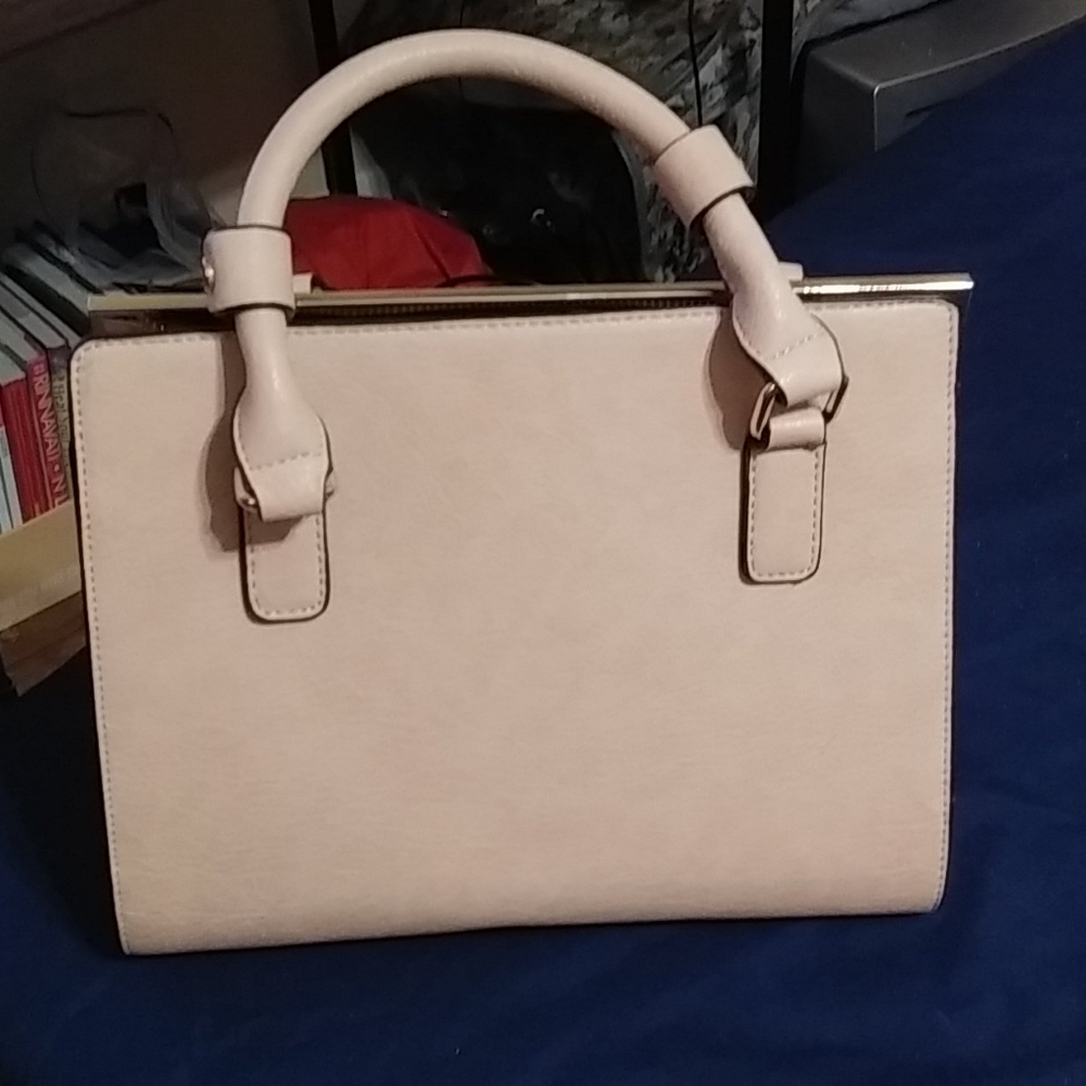 Blush pink purse by dune london